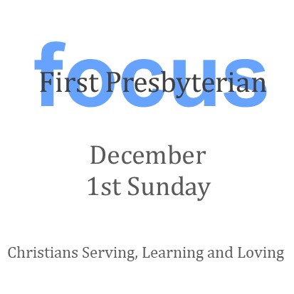 December Newsletter 1st Sunday