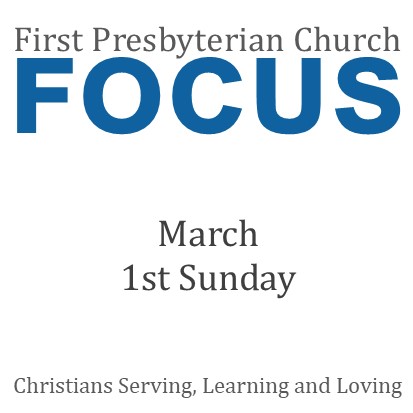 March Newsletter 1st Sunday 2020